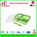 Silicone with Two Lattices Foldable Lunch Boxes